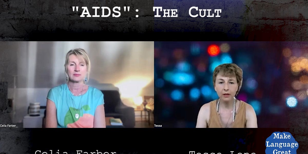 "AIDS" as a Cult: Conversation with Brilliant Celia Farber