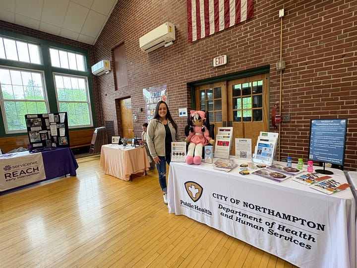Photos of DHHS booths