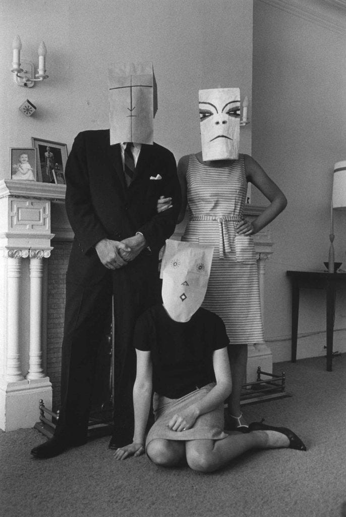 Paper-bag Masks - Saul Steinberg Foundation