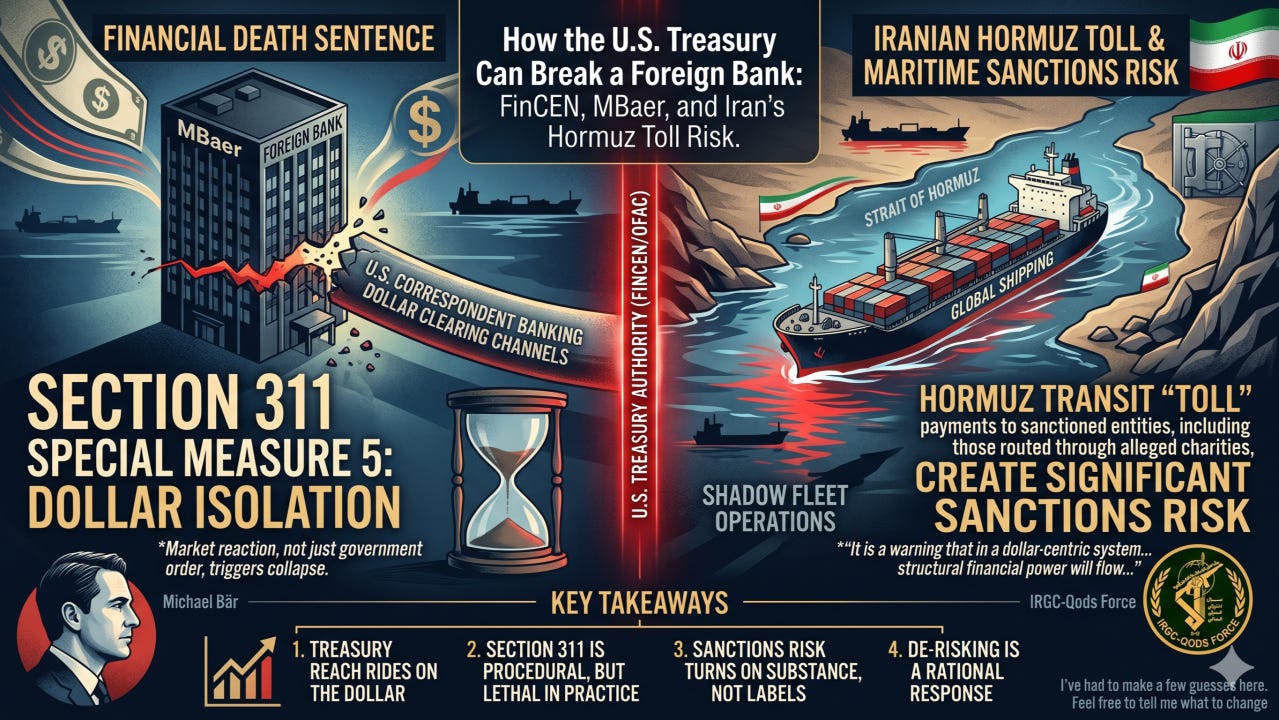 How the U.S. Treasury Can Break a Foreign Bank