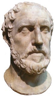 Title: Marble bust traditionally identified as Thucydides. - Description: Marble bust traditionally identified as Thucydides. Title: Marble bust traditionally identified as Thucydides. - Description: Marble bust traditionally identified as Thucydides.