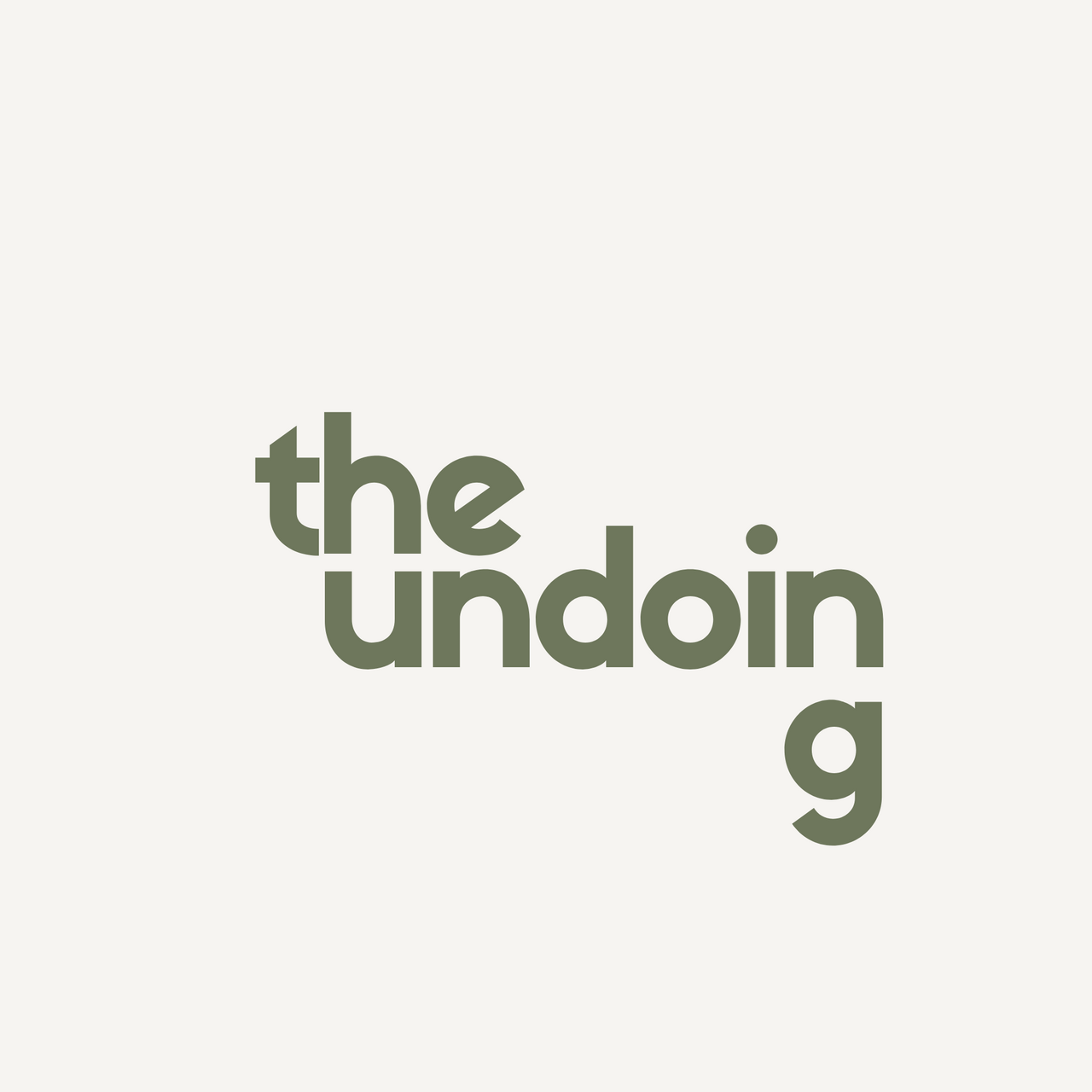 the undoing. logo