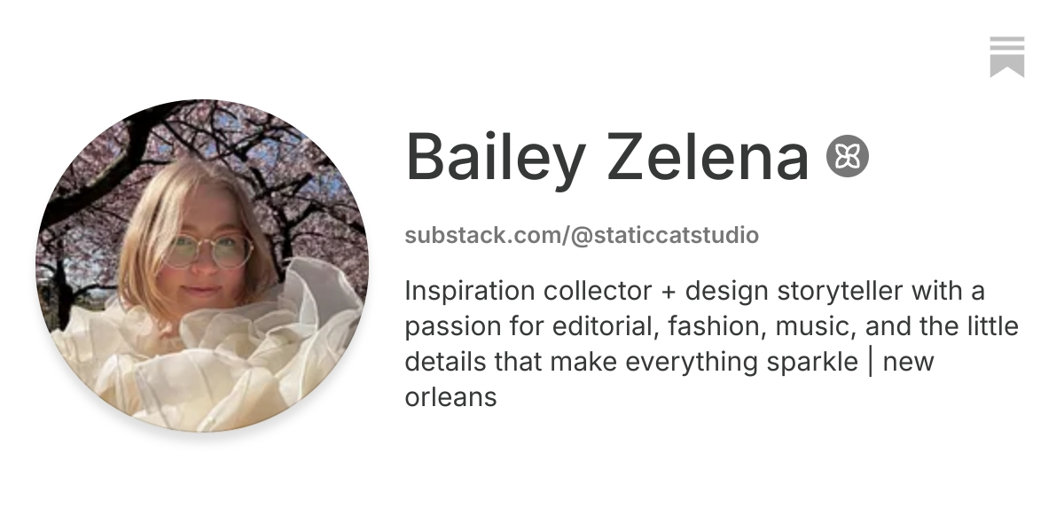 Bailey Zelena | Substack