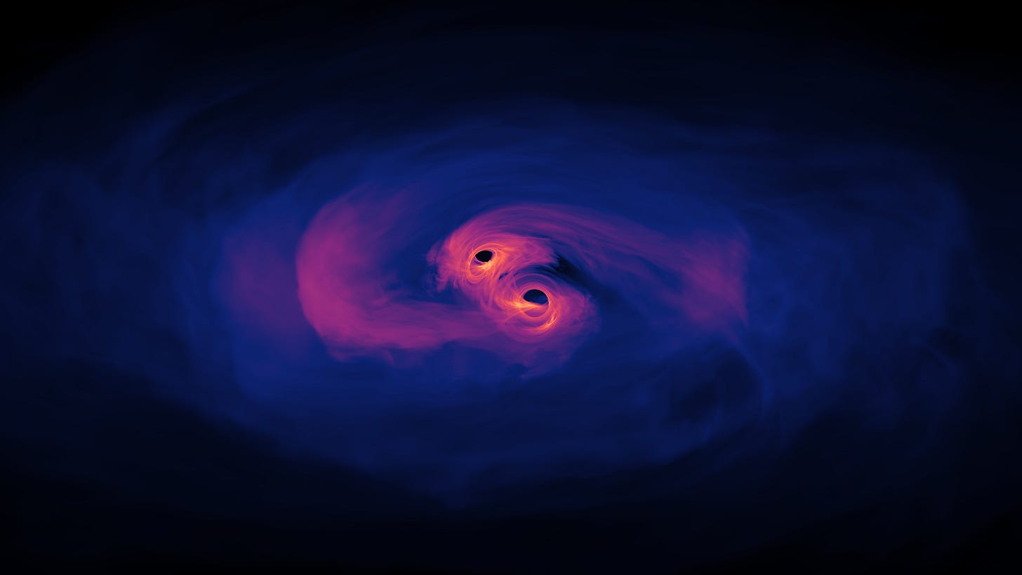 NASA SVS | Supermassive Black Hole Binary Simulation Visualizations in 4k