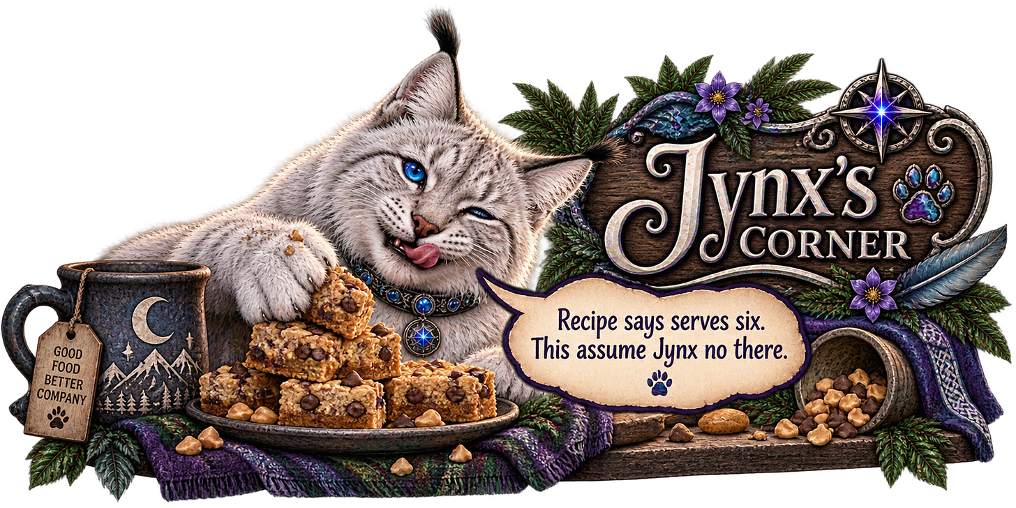 Recipe Says Serve Six. This assume Jynx no there. Recipe Says Serve Six. This assume Jynx no there.