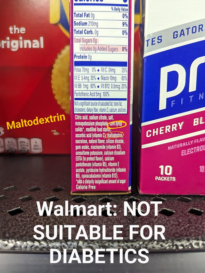 High Glycemic, Zero Sugar Gatorade products