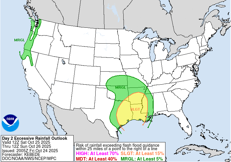 Day 2 Excessive Rainfall Forecast
