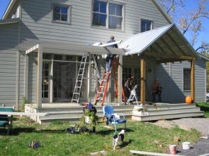 Suddenly, I have a porch. Where did these guys learn to do this?