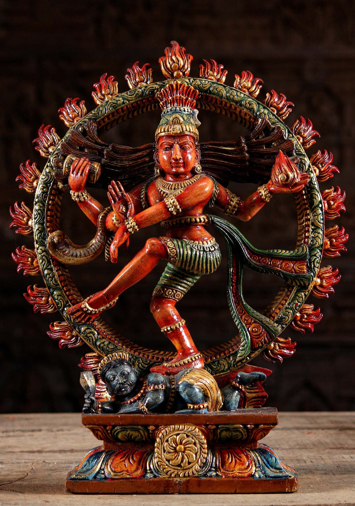 Wood Lord Dancing Shiva as Nataraja Statue Hand Carved ... Wood Lord Dancing Shiva as Nataraja Statue Hand Carved ...