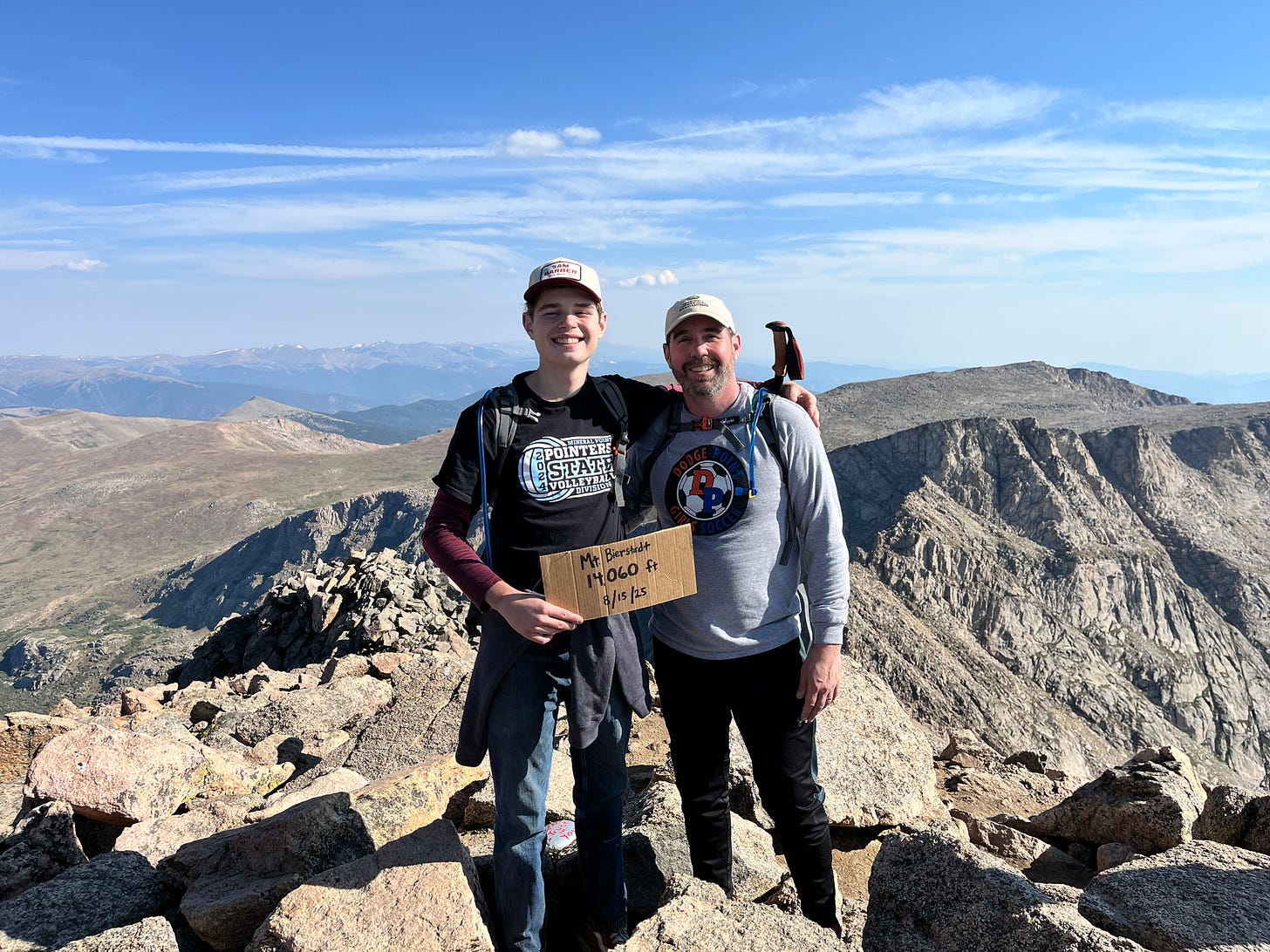 Top of Mount Bierstadt