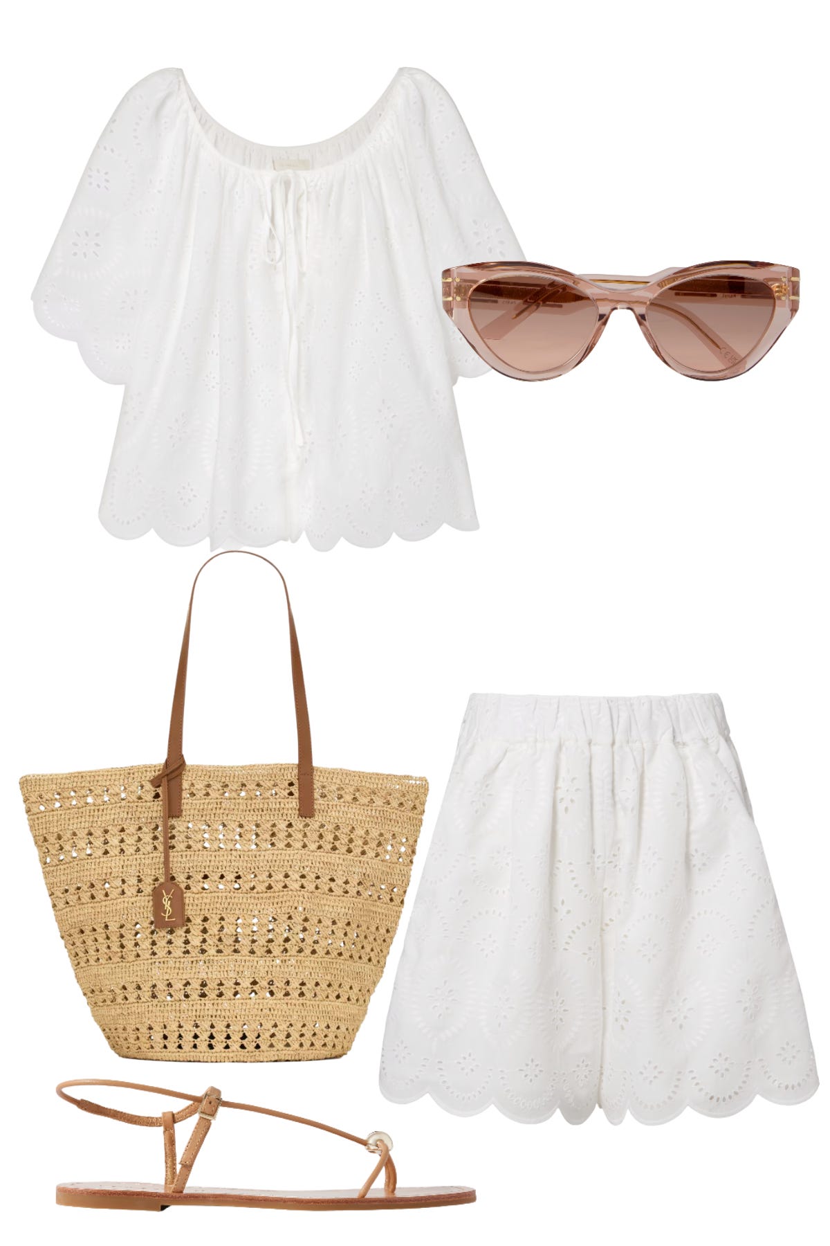 Coordinated spring matching set styled for effortless warm-weather dressing