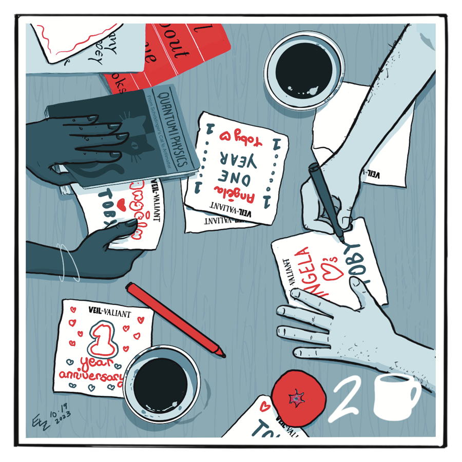 Inktober 14 – Two of Cups