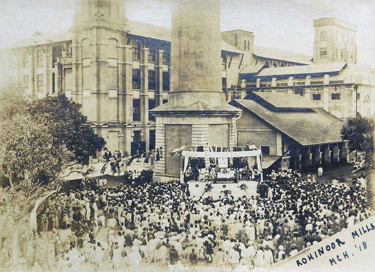 Kohinoor Mills In British Era Bombay, 1918 Photo Kohinoor Mills In British Era Bombay, 1918 Photo