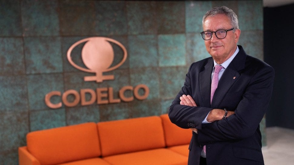 Bernardo Fontaine asume como presidente del directorio de Codelco | CODELCO - Corporación Nacional del Cobre, Chile Bernardo Fontaine asume como presidente del directorio de Codelco | CODELCO - Corporación Nacional del Cobre, Chile