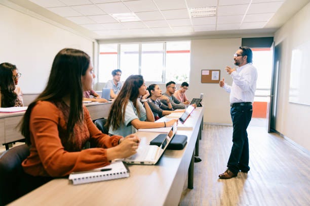 University Students in Classroom