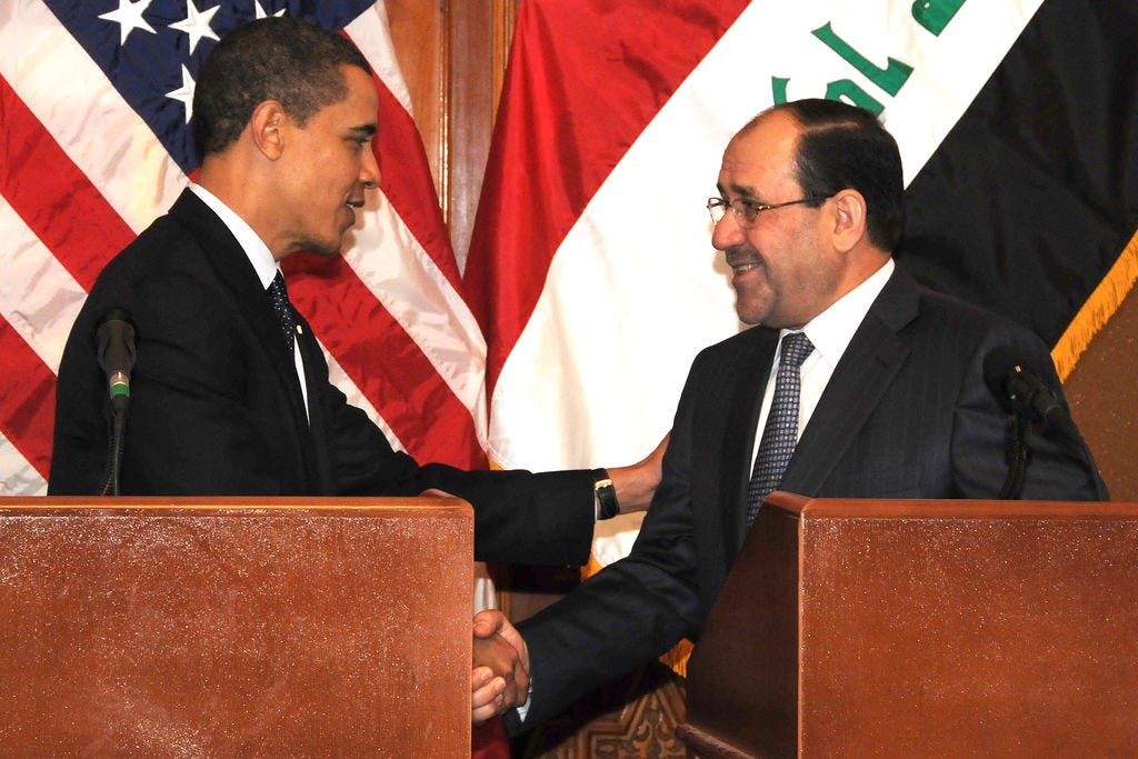 File:Barack Obama & Nouri al-Maliki in Baghdad 4-7-09 2.JPG - Wikipedia
