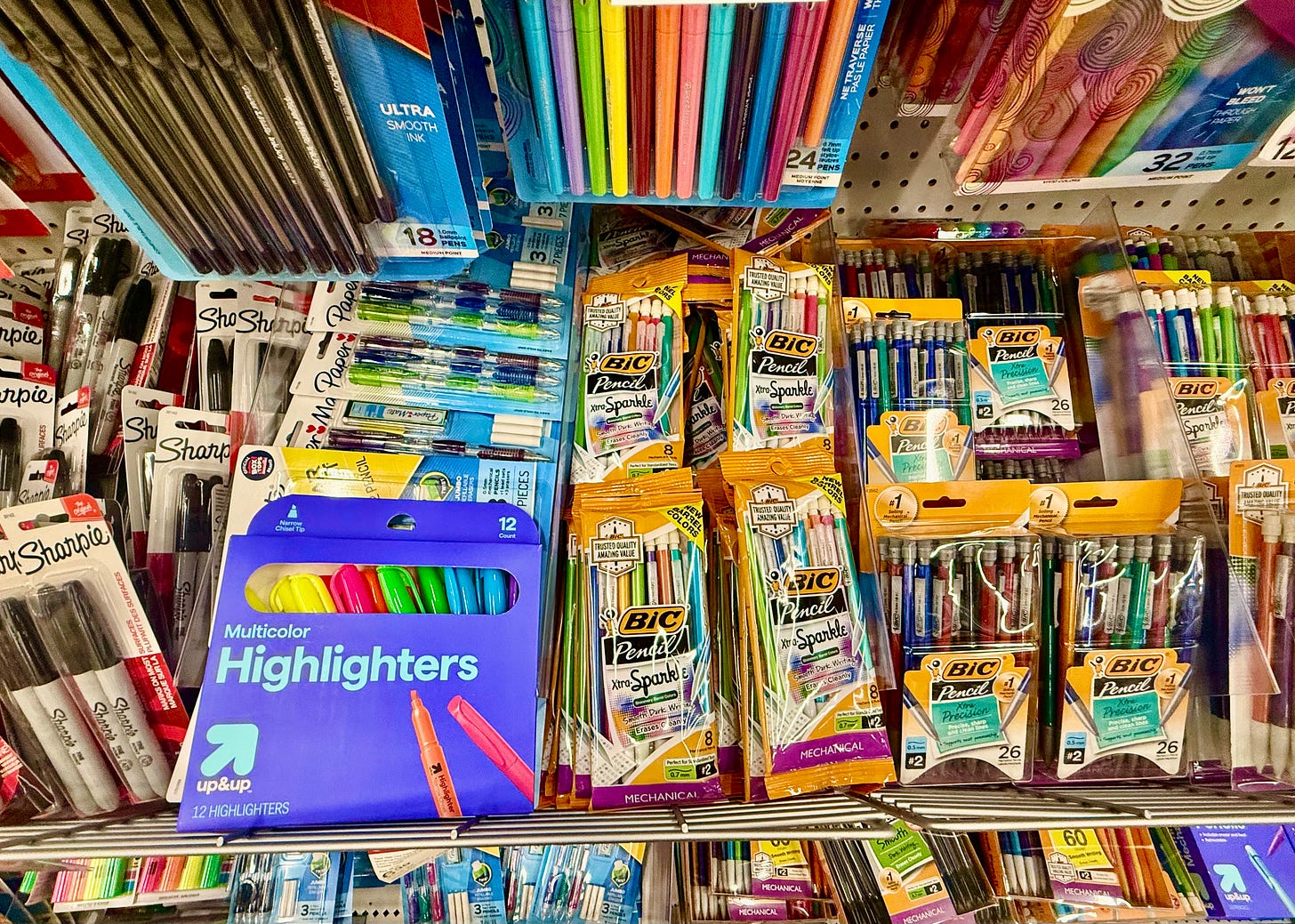 image of an assortment of school supplies