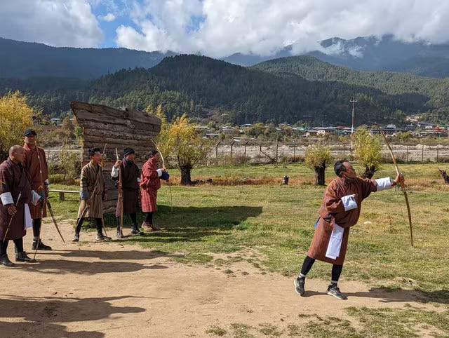 <p>Archery is the national sport</p>