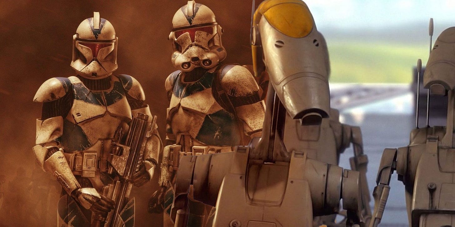 Star Wars: Why The Republic Used Clones Instead Of Droids