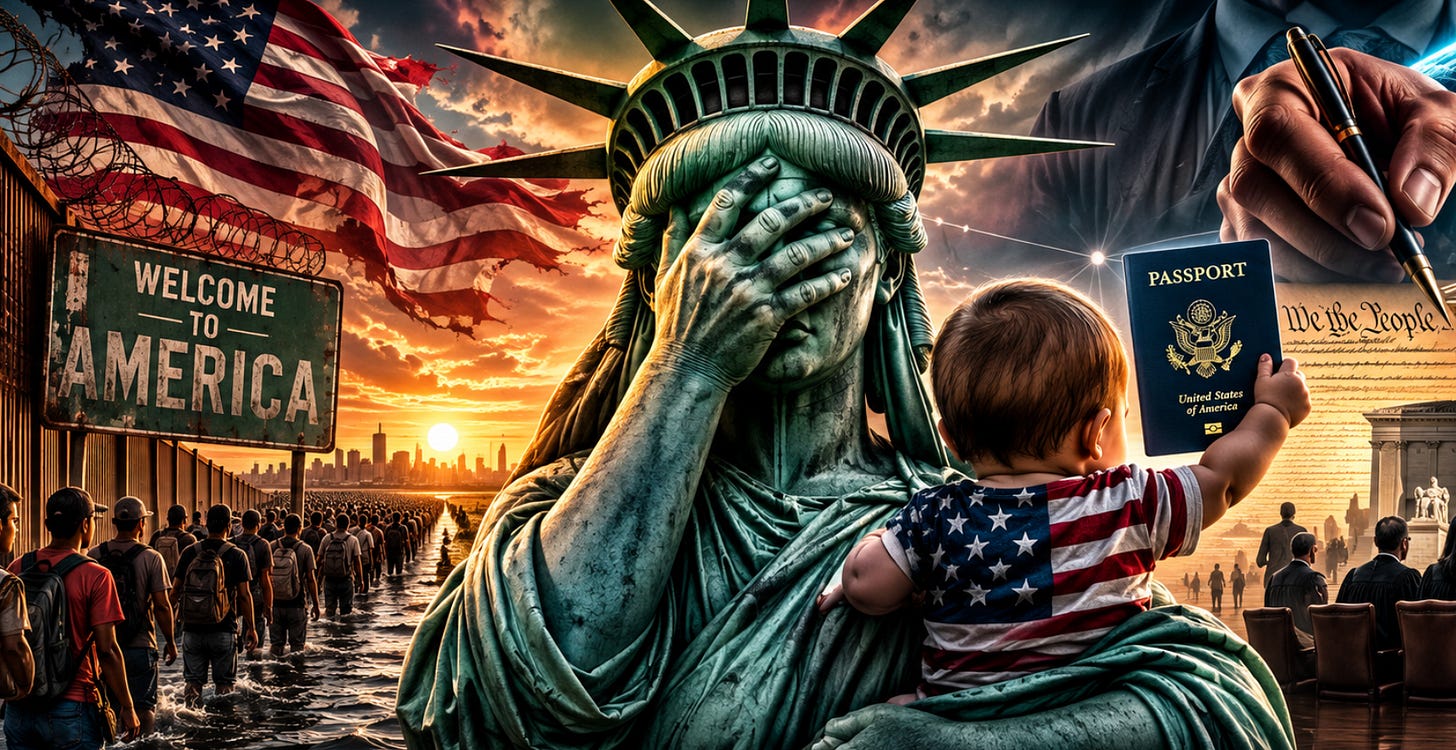 "Birthright Citizenship" is a Globalist-GOP Plot PART I: Stealing America