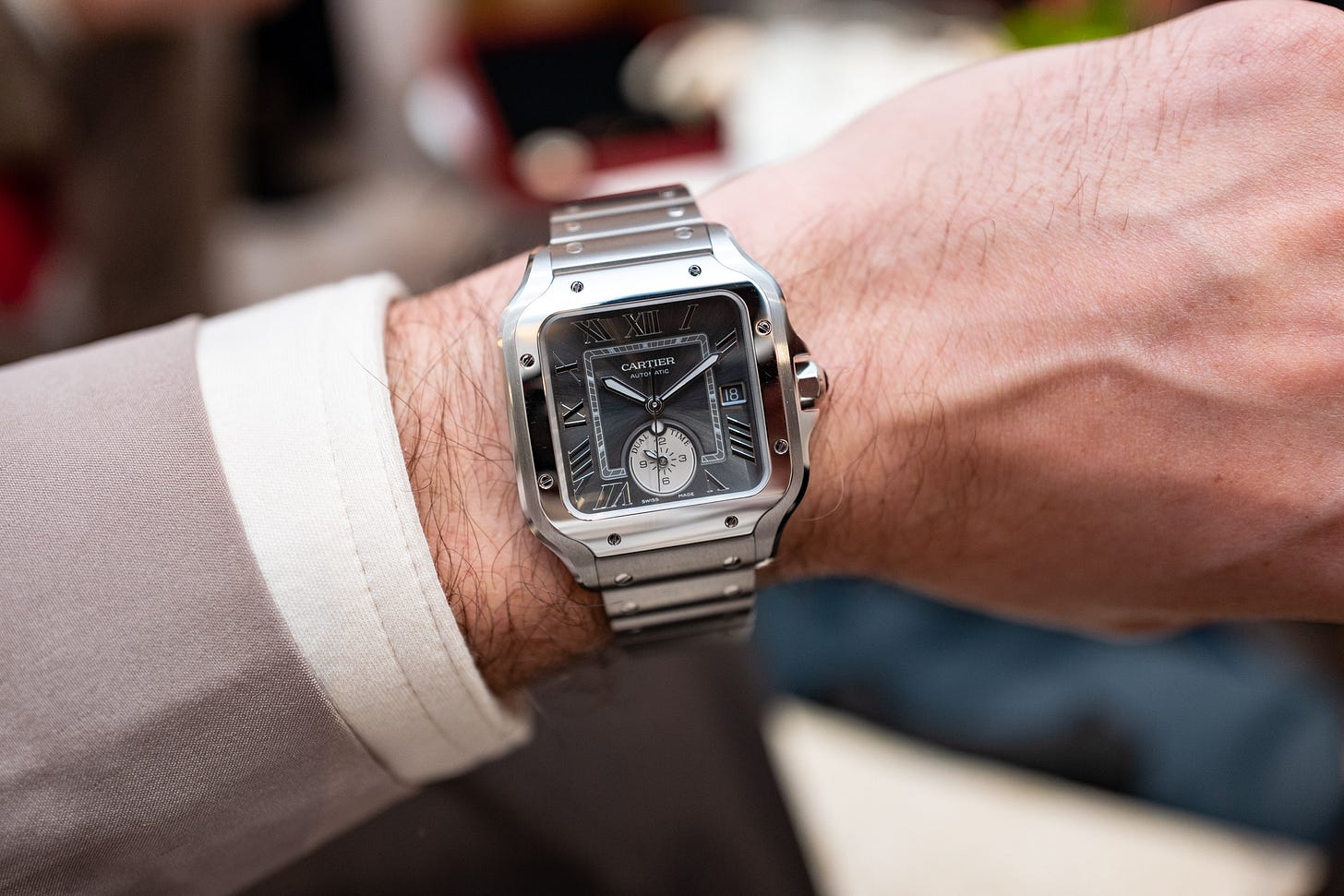 cartier santos dual time cartier santos dual time