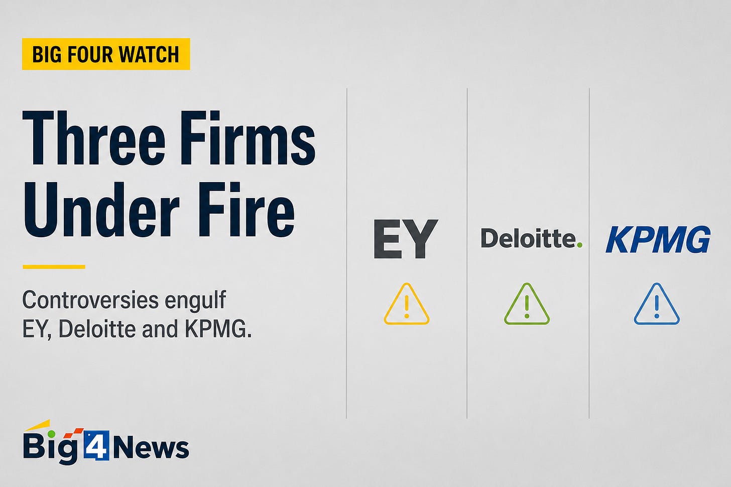 Three Big Four Scandals: EY Faces Sexual Harassment Retaliation Claim, Deloitte Sued Over Vaccine Tech Trade Secrets, and KPMG Hit by “Lunchgate” Tender Integrity Allegations Three Big Four Scandals: EY Faces Sexual Harassment Retaliation Claim, Deloitte Sued Over Vaccine Tech Trade Secrets, and KPMG Hit by “Lunchgate” Tender Integrity Allegations