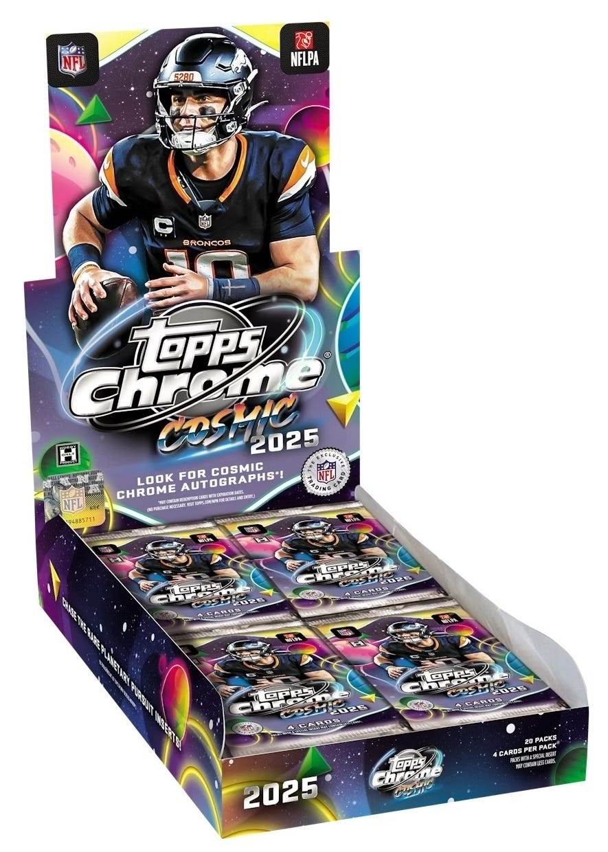 2025 Topps Cosmic Chrome NFL - by SlabSquatch Analytics