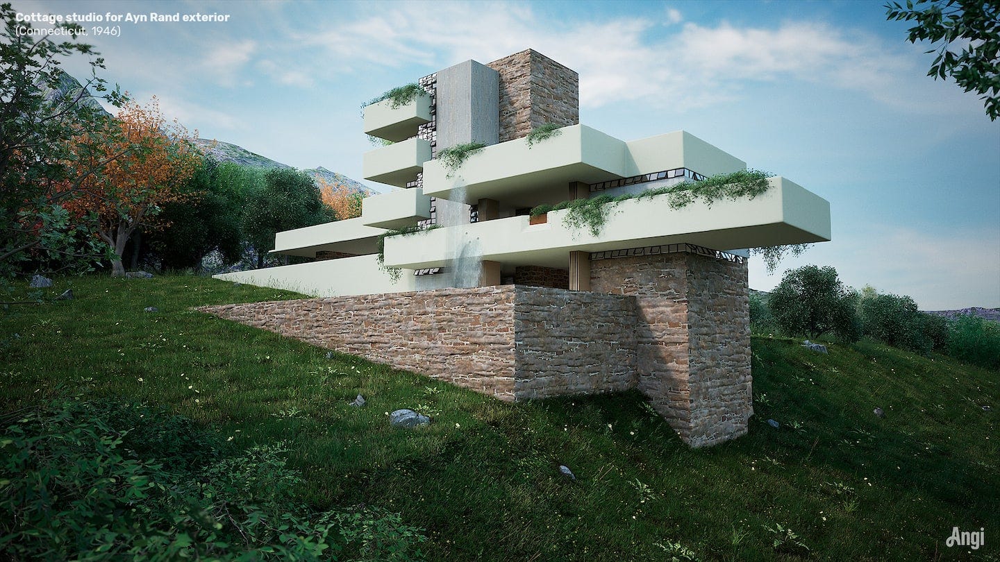 ART: Frank Lloyd Wright - by Michael Marshall Smith