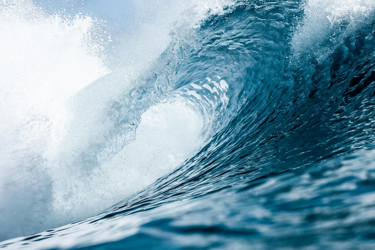 A wave in the ocean