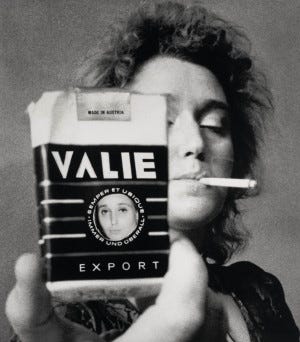 VALIE EXPORT – SMART EXPORT, Selbstportrait, 1970