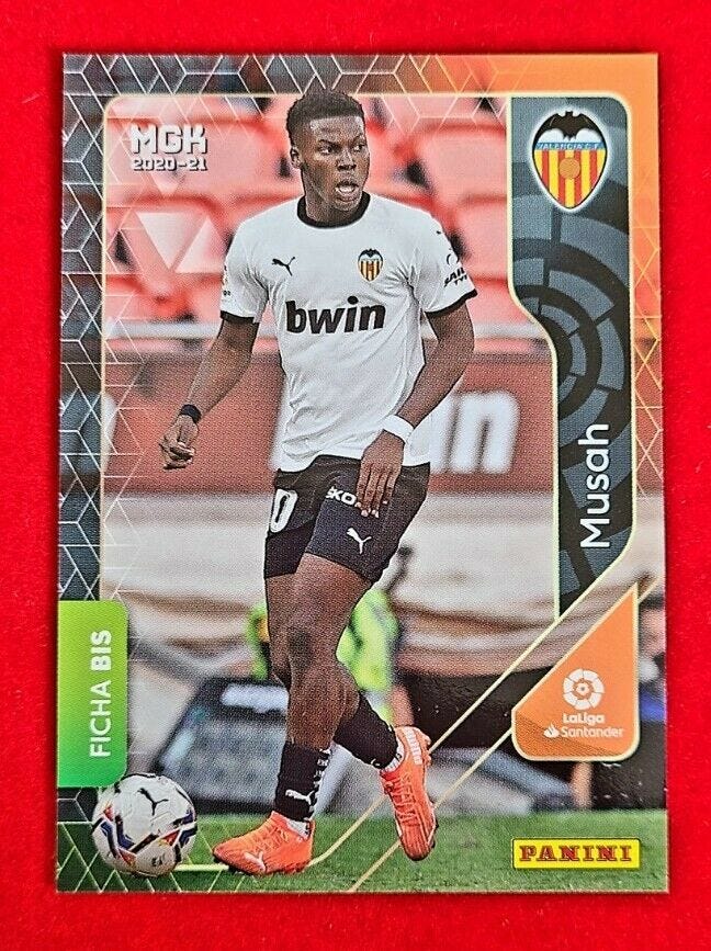 Image 1 - YUNUS-MUSAH-ROOKIE-CARD-300-2020-21-Panini-LaLiga-Megacracks-Valencia-CF-USMNT