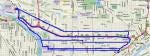 Map of route choice experiment Map of route choice experiment