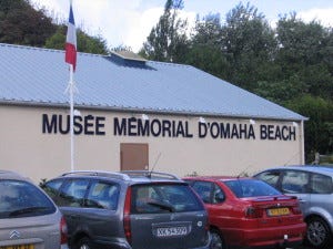 One of many D-Day museums along the coast road One of many D-Day museums along the coast road