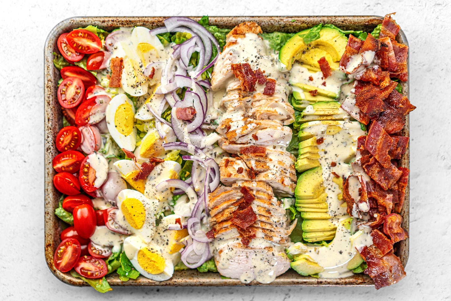 Large cobb salad for sharing