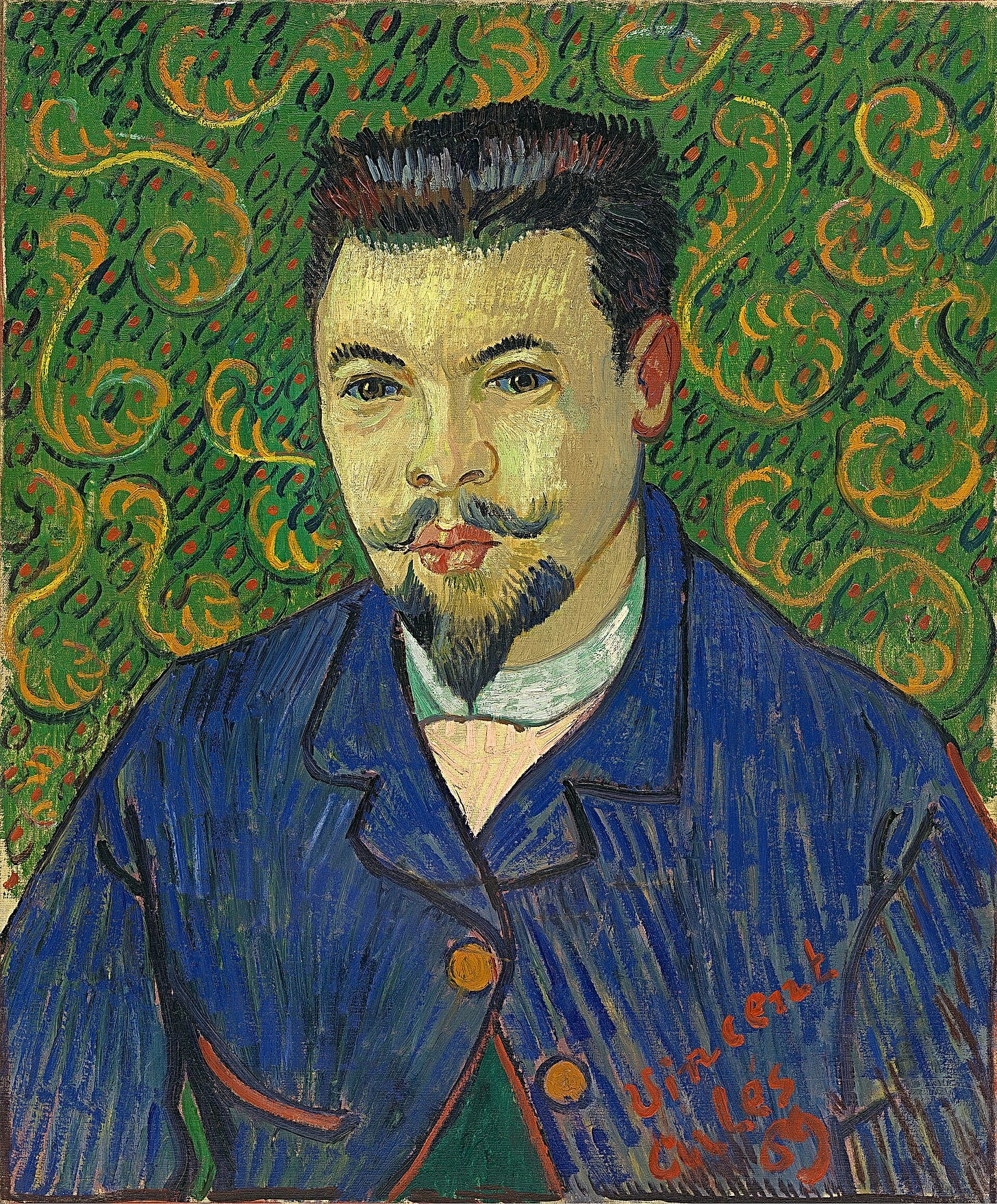 Vincent van Gogh, Portrait of Doctor Félix Rey, January 1889. Pushkin Museum, Moscow.