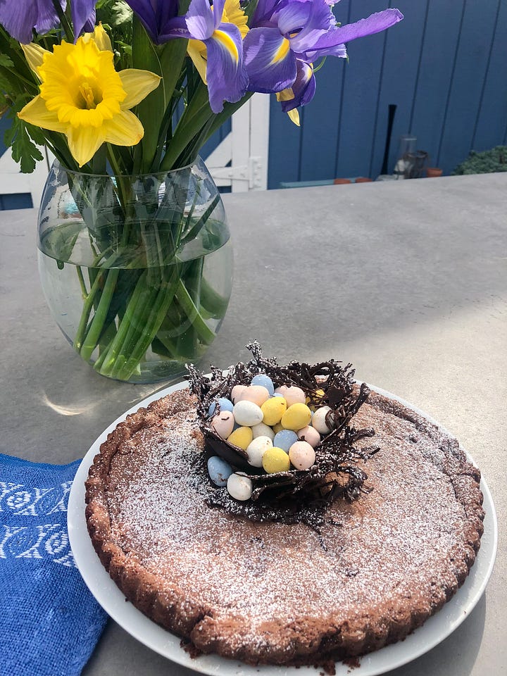 Easter 2018 - Flourless Chocolate Cake via NYT Cooking