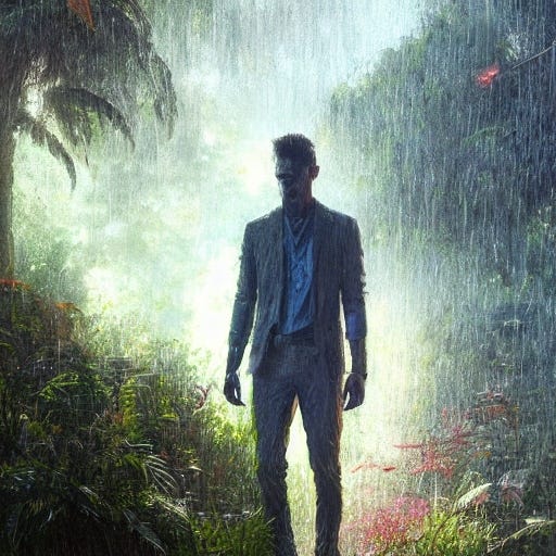 Standing in the Silver Rain... logo
