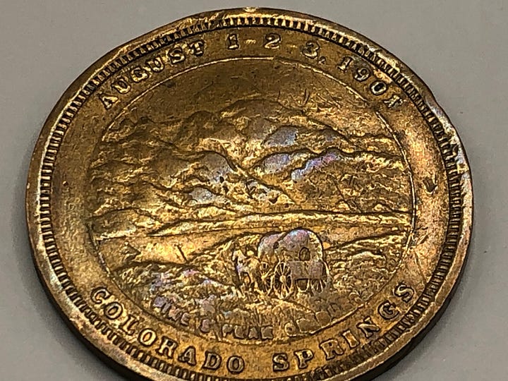 Colorado Quarto-Centennial Medal Photos