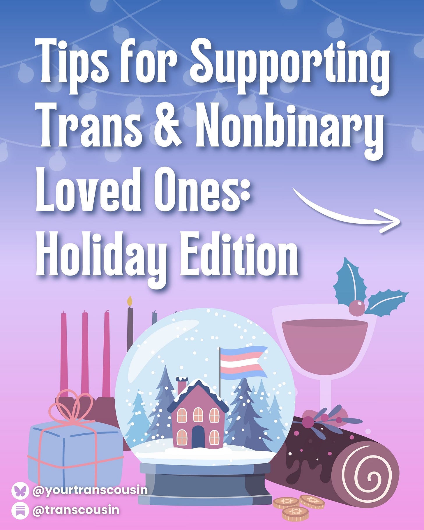 Tips for Supporting Trans & Nonbinary Loved Ones: holiday edition
