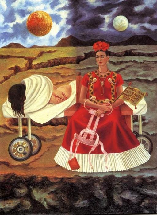 Frida Tree of Hope painting Frida Tree of Hope painting