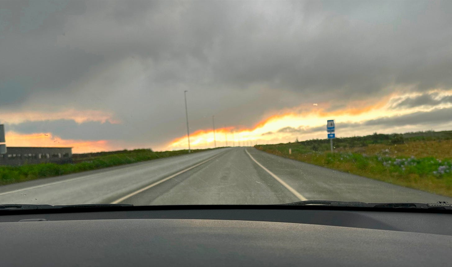 Leaving the Keflavik airport