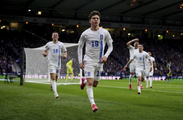 Konstantinos Karetsas. Remember the name'. Greece teen announces himself to the football world | AP News Konstantinos Karetsas. Remember the name'. Greece teen announces himself to the football world | AP News