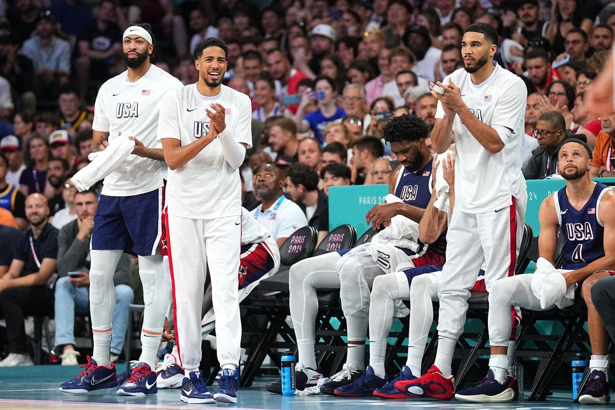 Jayson Tatum does not play in Team USA Olympic opening win over Serbia -  CelticsBlog