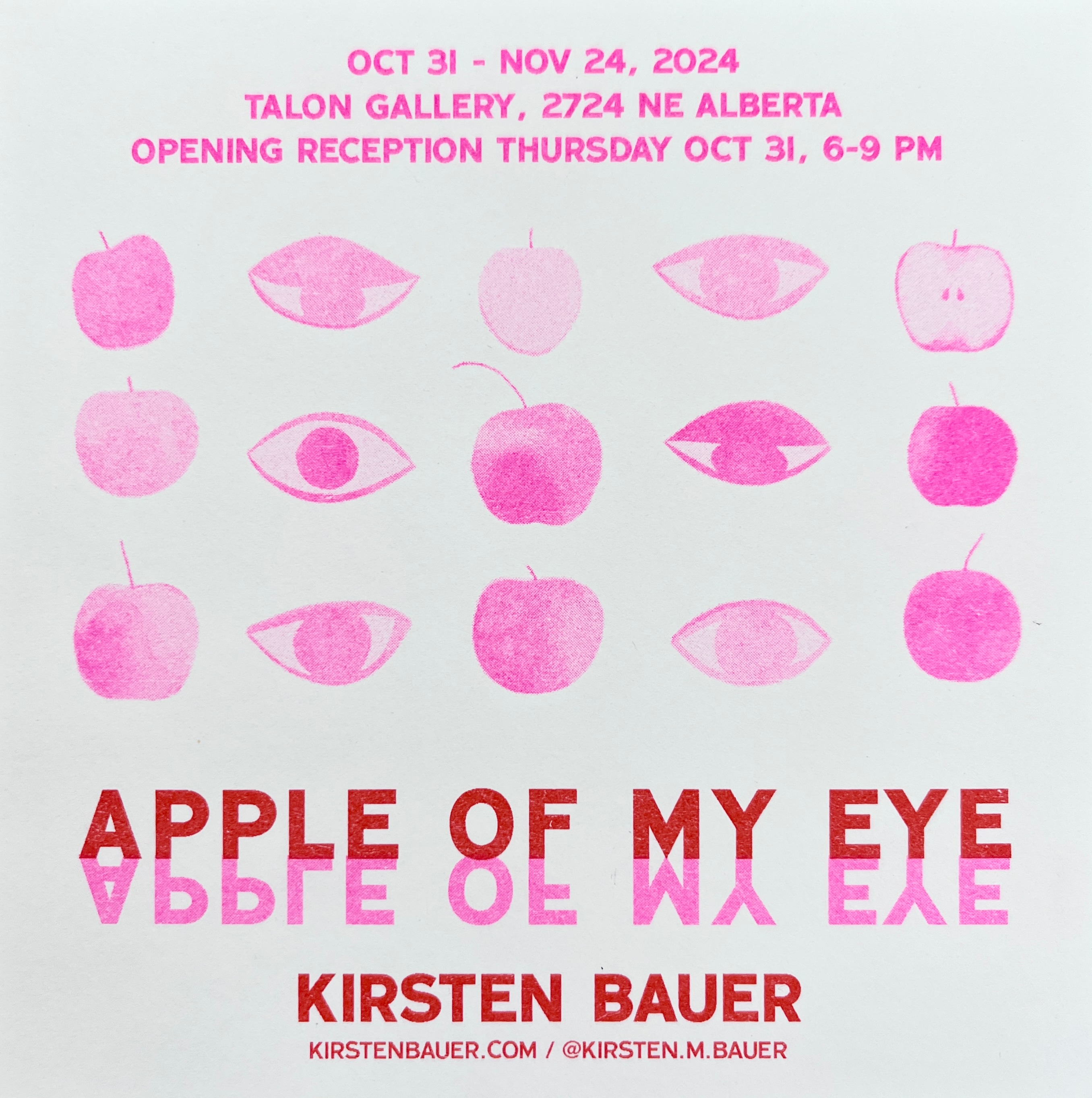 Apple of my Eye - by Kirsten Bauer - Brushstroke Giddyup