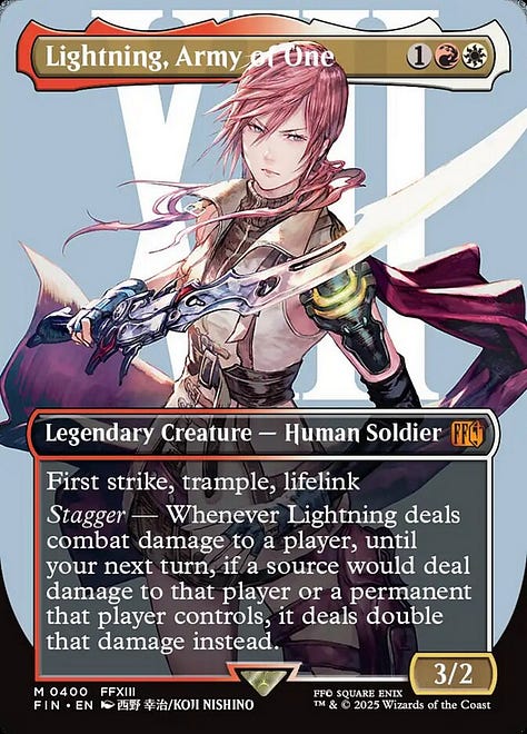 More First Impressions of FFxMTG cards for cube.