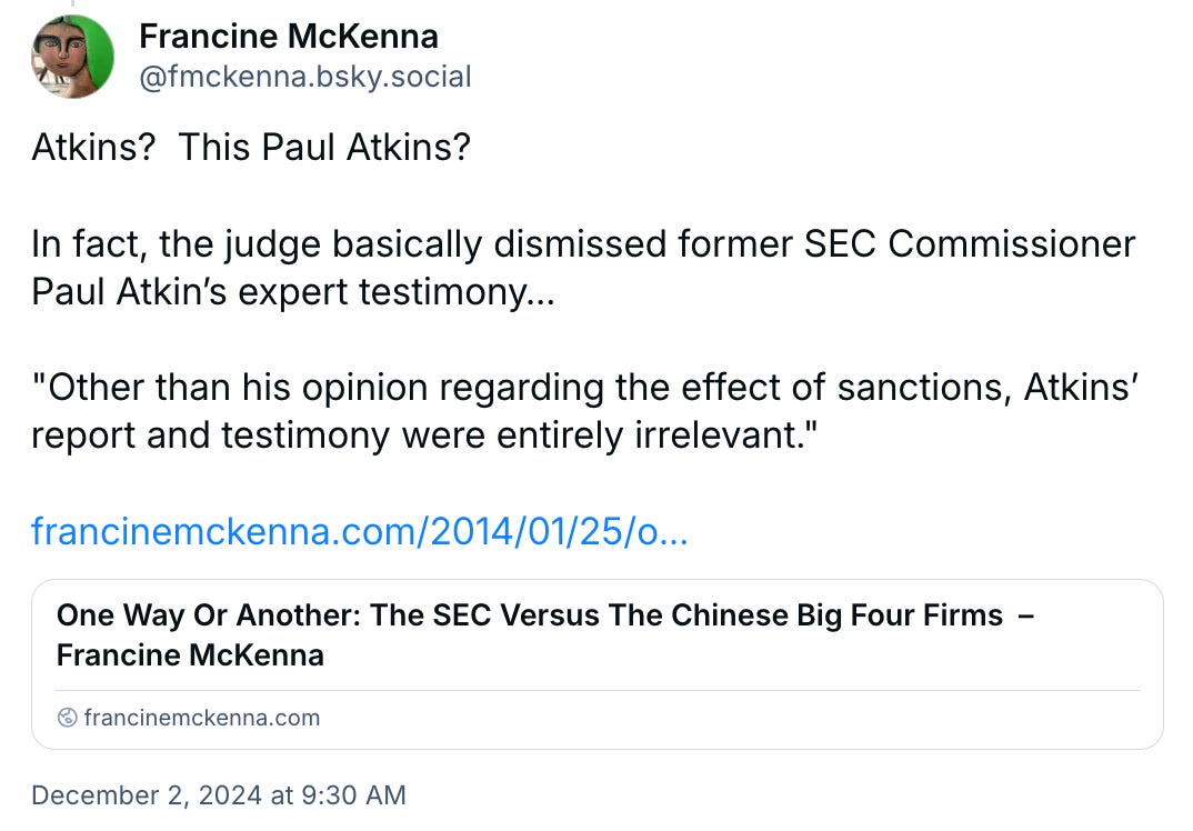 Model cooperation at Cloopen; Big 4 friend Paul Atkins