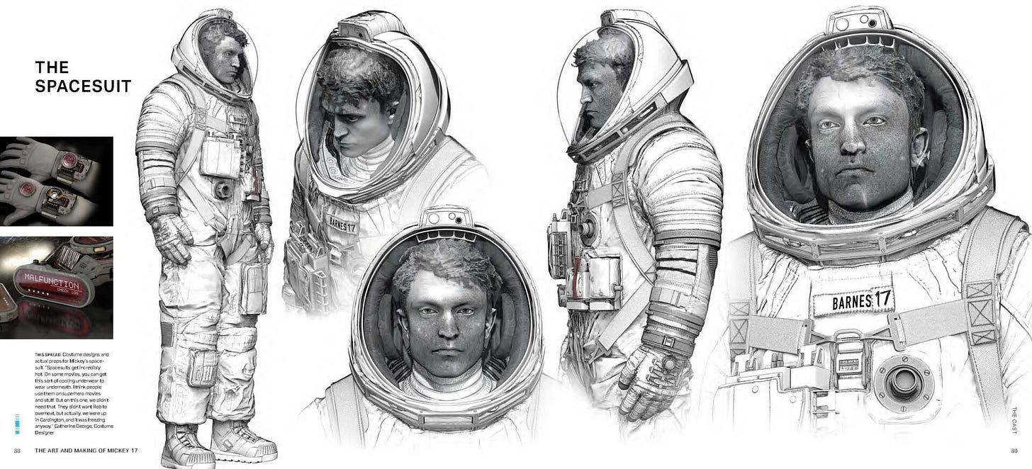 Art And Making Of Mickey 17 Spread Page 4 Art And Making Of Mickey 17 Spread Page 4