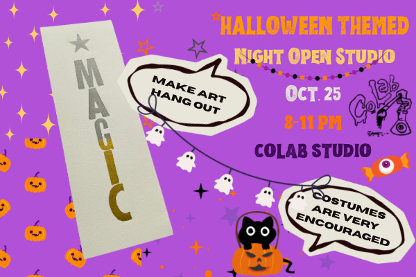 Halloween Themed Night Open Studio promo image