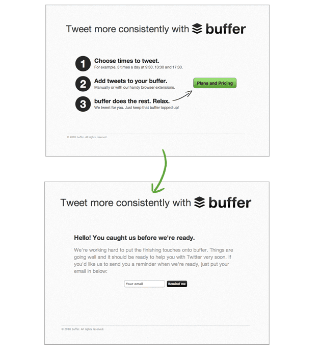 Buffer MVP