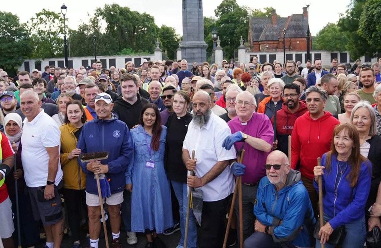 After the Middlesbrough riot: the clean-up